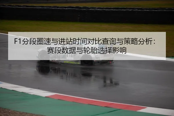 F1分段圈速与进站时间对比查询与策略分析：赛段数据与轮胎选择影响